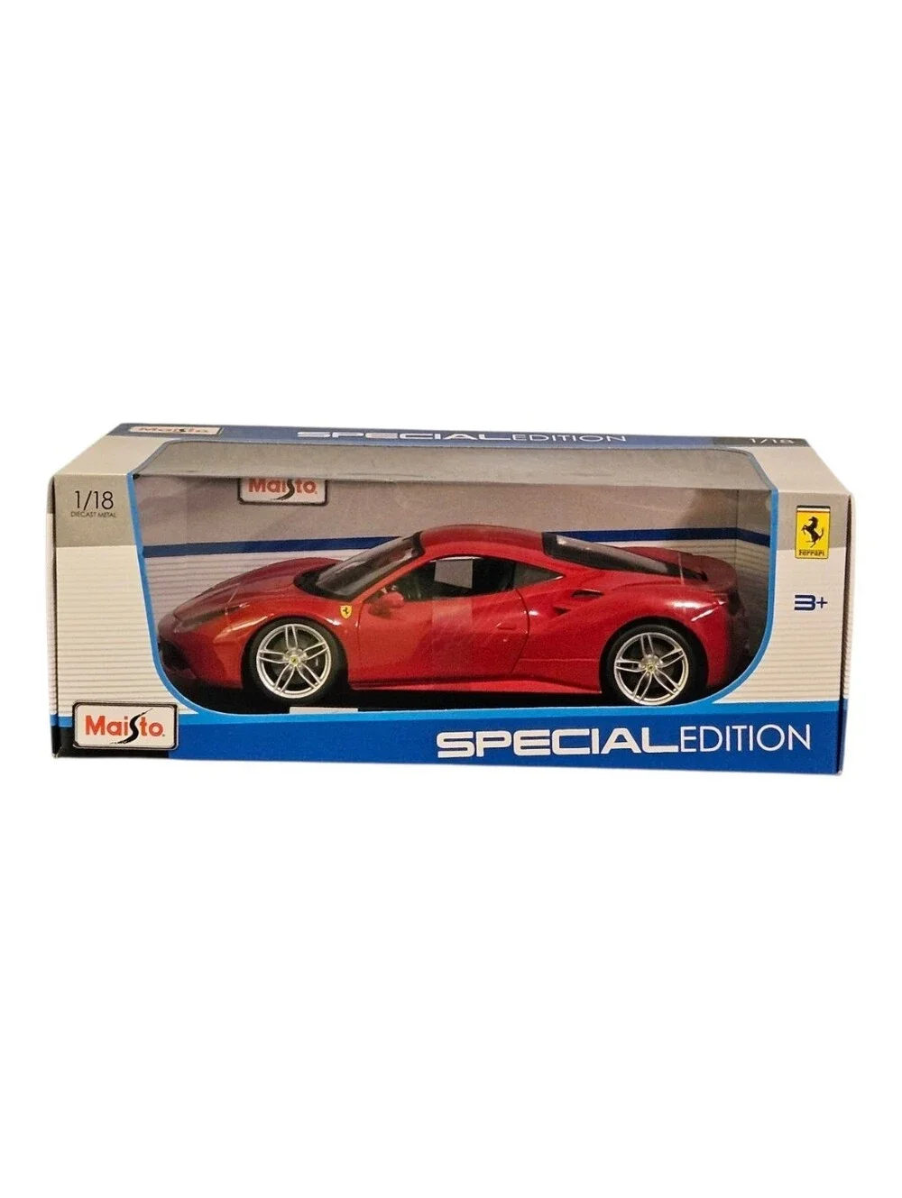 Maisto Ferrari 488 GTB Special Edition 1:18 Diecast Red